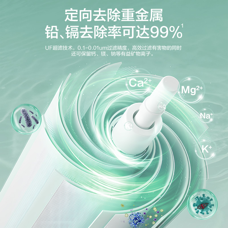 【新品】海尔净水器新款家用厨房净化过滤器全屋超滤机井水净水机