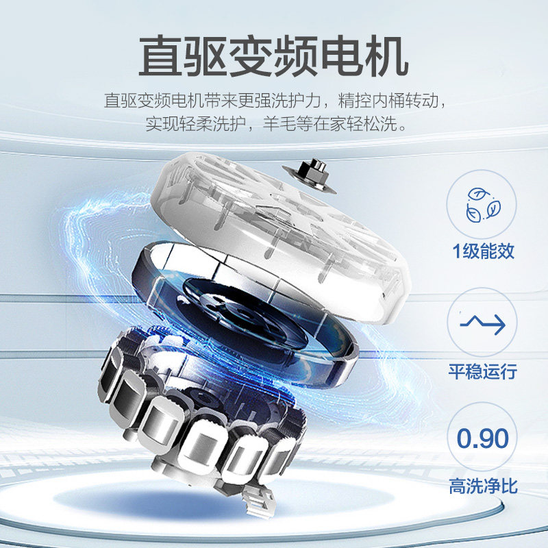 海尔家用全自动10公斤大容量洗衣机 海尔洗衣机