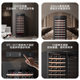 Haier 84-bottle air-cooled ultra-thin home red wine cabinet refrigerated uniform temperature silent wine cellar-level ice bar