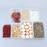 Прозрачная прямоугольная пластиковая коробка сохранения пищи -обновление микроволновой печи Специальная коробка для ланч -коробки кухня коробка для хранения ланча