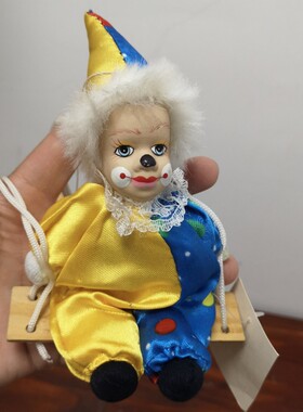 收藏样品中古玩具超级破旧斑驳破脏的古董娃娃 单个价 很小