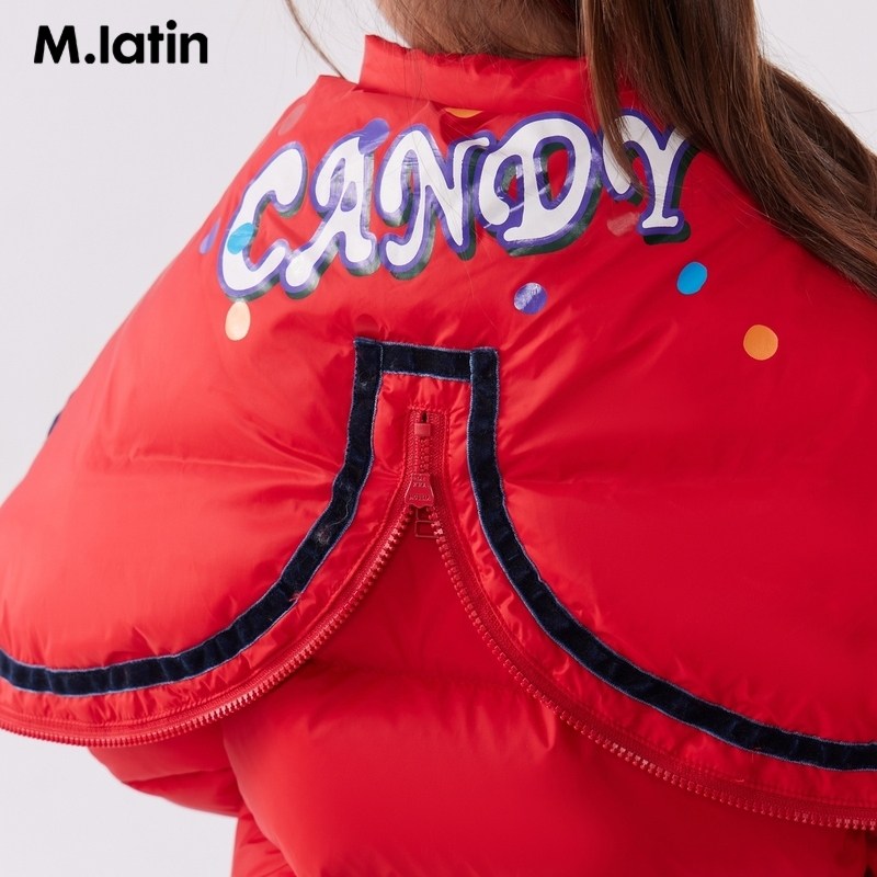 【商场同款】马拉丁童装儿童羽绒服冬装女童可拆领羽绒服拜年服,淘宝优惠券,粉丝福利购,淘宝优惠卷