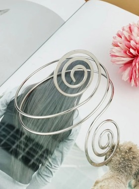 Alloy Spiral Armband Armband Bracelet Egyptian Costume