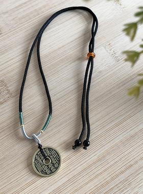 山鬼花钱新中式禅意项链