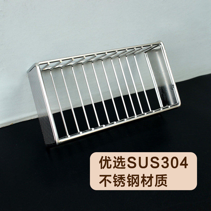 Short 304 stainless steel chopsticks and spoon box with high temperature resistance