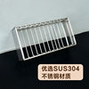 Short 304 stainless steel chopsticks and spoon box with high temperature resistance