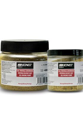 【欧厨】SOSA西班牙进口丹麦多种木材熏制烟熏黄色海盐盐粒1kg
