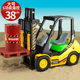 Forklift Remote Control Olympian Toy Male Alloy Car Engineering