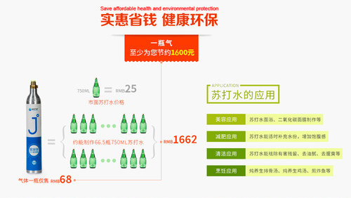 金泡泡 气泡水机苏打水机气瓶气弹 二氧化碳气体通用换气充气服务 - 图1