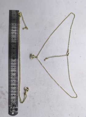 青岛外贸饰品M一8铜坠锆石镶嵌简约精美上档次高端短款项链