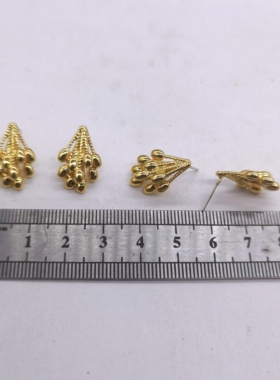 青岛青岛外贸尾单H728一3铜渡真金925银针经典简约锆石耳钉耳饰