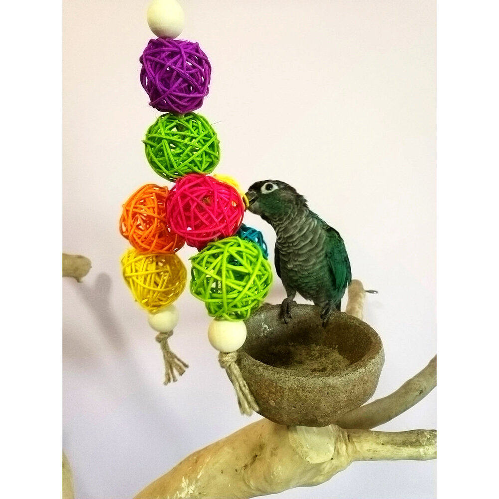 店主推荐鹦鹉啃咬玩具藤球塔啃咬串牡丹玄凤虎皮宠物鸟用具用品,淘宝优惠券,粉丝福利购,淘宝优惠卷