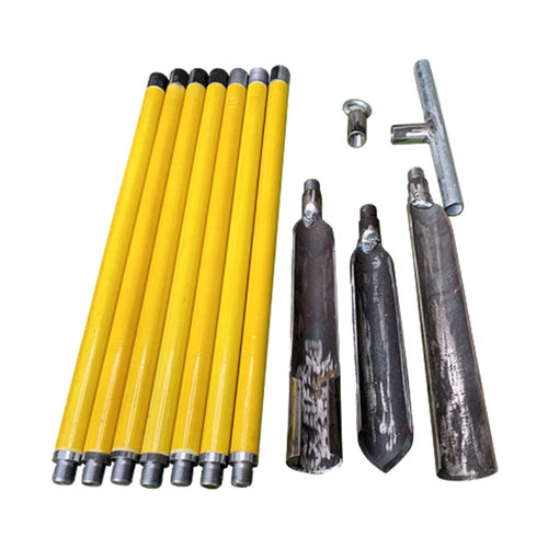 洛阳铲探铲套装考古勘探绝缘工具淬火锰钢手工打造探矿工具连接杆 - 图3