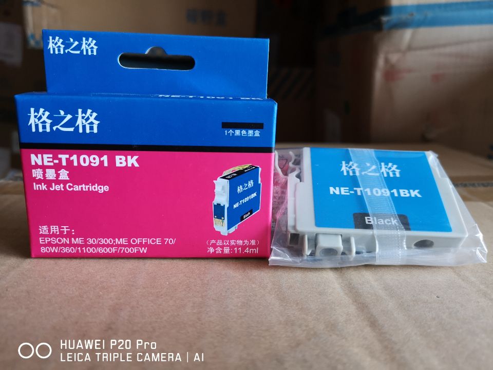 格之格NE-T1091BK-T1094Y墨盒适用机型EPSON/ME30/300/600F打印机 - 图0