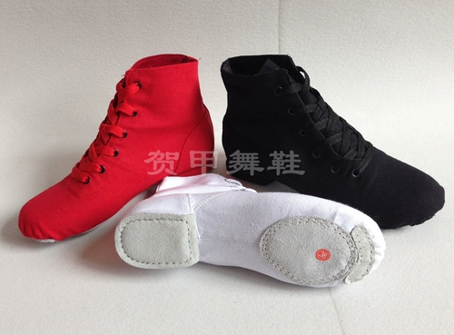 Увеличить высокий холст мягкие джазовые туфли современные танцевальные туфли квадратная танцевальная танце