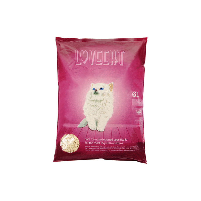 lovecat猫砂 原味绿茶豆腐水蜜桃 6L 除臭结团去味 包邮 - 图3