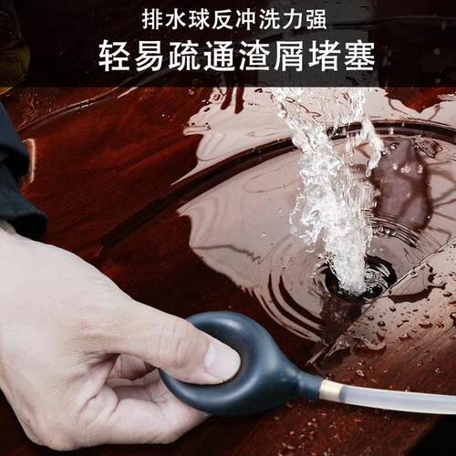 茶盘排水管转接头带吸水球茶几茶台桌下水硅胶软管防冻泡茶具配件 - 图2