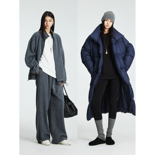 MRS Studios 秋冬内搭Bi入classic系列圆领长袖磨毛加绒T恤 暖暖T - 图0