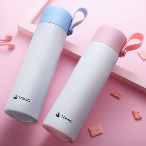 TOMIC特美刻保温杯 316真空不锈钢保温水杯子带拎绳便携茶杯