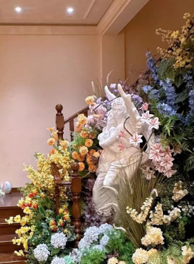 莫奈花园仿真花网红打卡婚庆