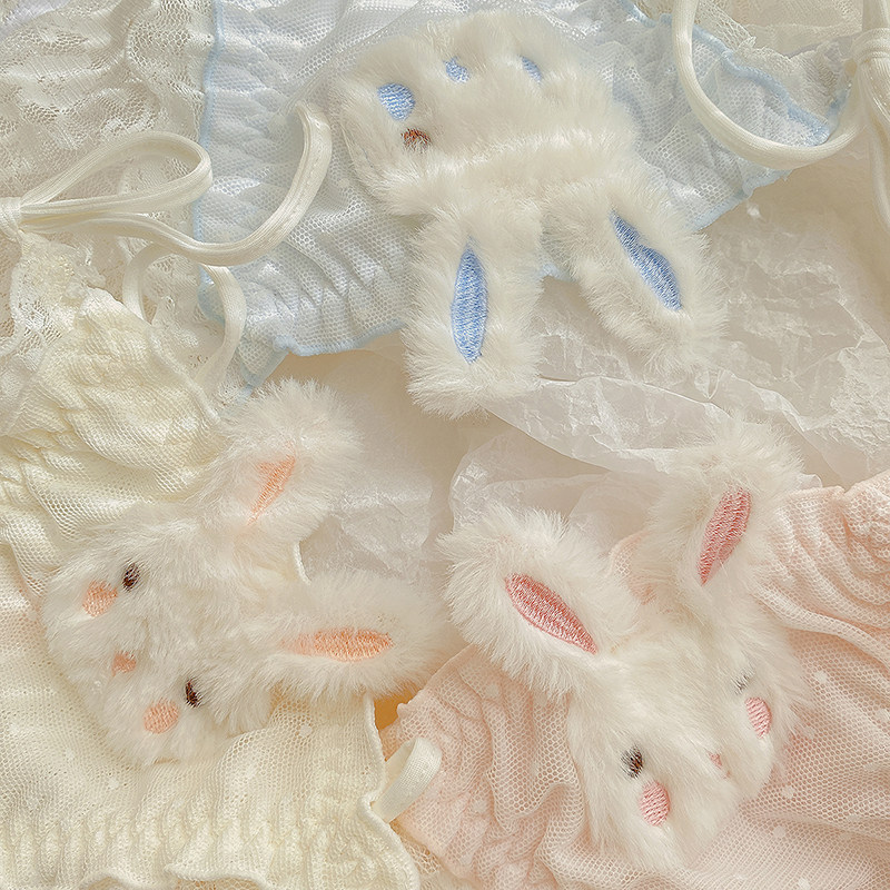 私奔到月球~蕾丝系带中腰少女短裤甜美可爱毛绒小兔纯欲内裤女生,淘宝优惠券,粉丝福利购,淘宝优惠卷