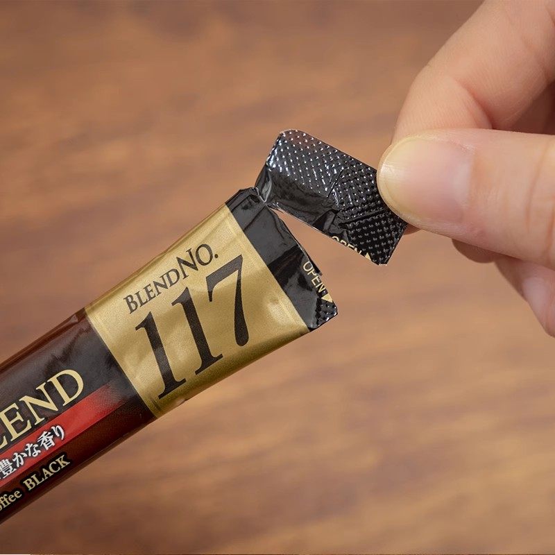 进口冻干咖啡UCC悠诗诗117冻干速溶纯黑咖啡粉30条*1盒便携装,淘宝优惠券,粉丝福利购,淘宝优惠卷