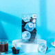 Hot and cold double brew refreshing low-fat American soca coffee