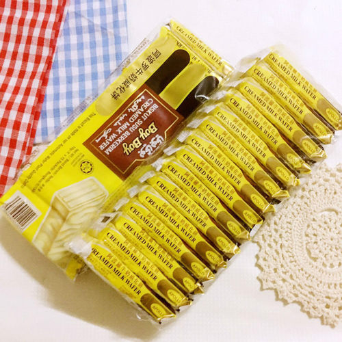 马来西亚进口零食阿波罗牛奶涂层威化饼干150g 80后童年经典食品 - 图0