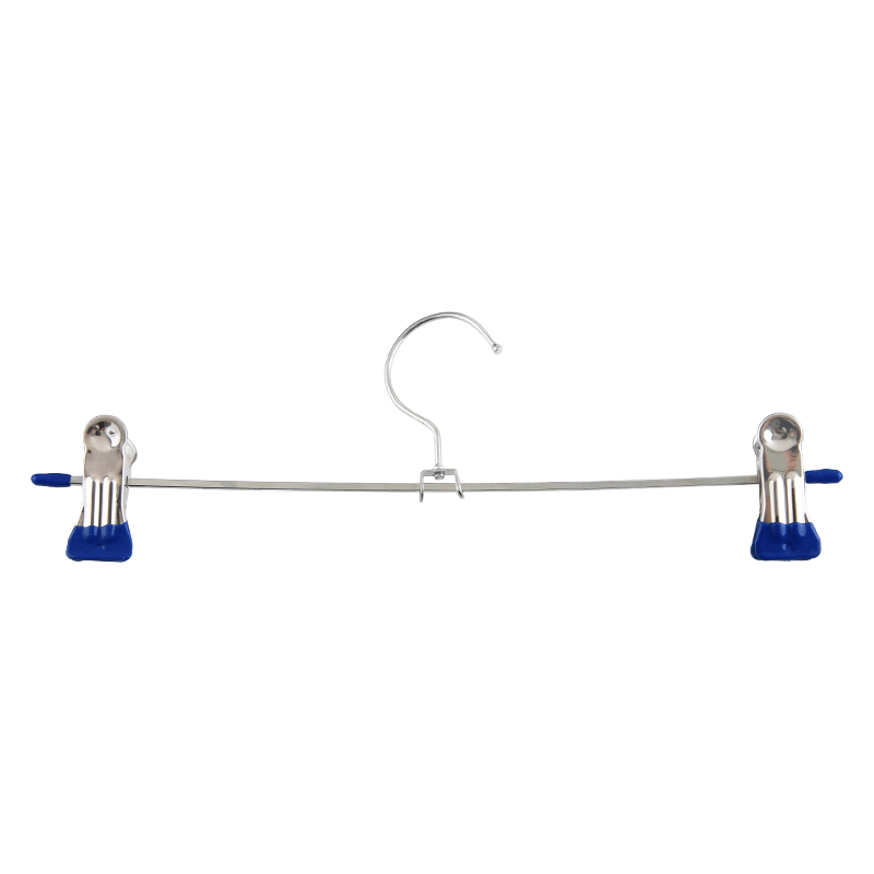 带夹子裤架 加厚加粗不锈钢裤夹内衣袜子晾晒夹防风防滑晾裤夹子 - 图3