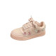 Sweet and cool girl pink board shoes for women