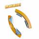 Drum rim hitter snare drum rim hit bar solid wood rim hitter snare drum rim hit wood maple rim hit sound effect block