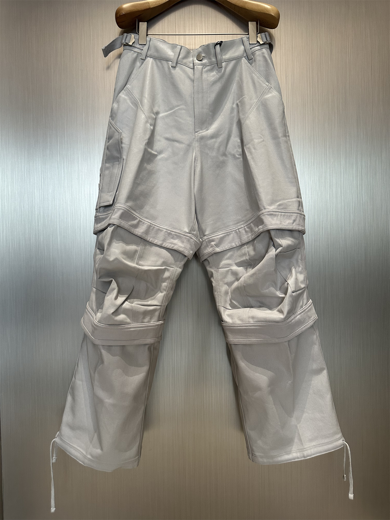 实体现货 Far Archive 伞兵裤宽松多口袋工装裤廓形小众机能长裤 - 图1