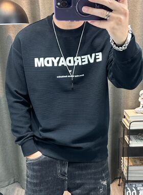 休闲套头长袖上衣韩版衣服潮