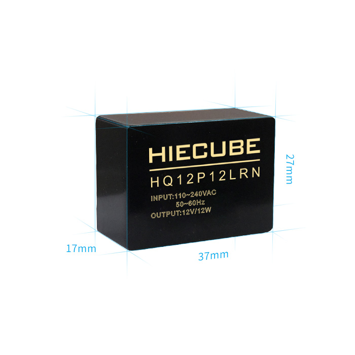 HIECUBE高能立方HQ12P12LRN ACDC隔离开关电源模块220V转12V1A12W