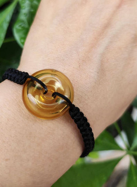 红绳精油扩香随身学生平安扣手环