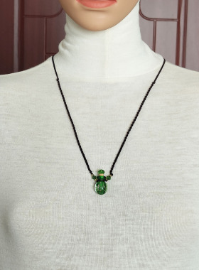 精油瓶项链琉璃夜光女