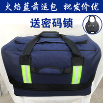 Fire Front Shipping Bag Delivery Bag Flame Lan Was Bagged After Bagging Black Left-behind Bag Outdoor Hand