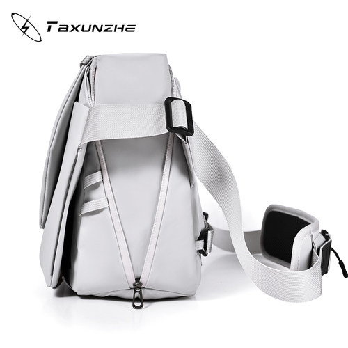 阿波罗2斜挎包男士款单肩背包通勤机能邮差包电脑包16寸14 多功能 - 图1