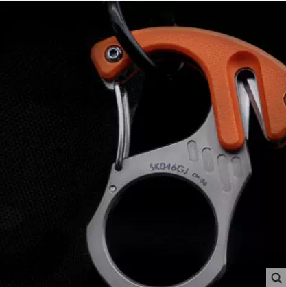 Универсальный брелок из нержавеющей стали, защитная застежка, дорожный набор инструментов