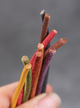 DIY饰品材料 3MM头层真皮绒面牛皮条 手链项链毛衣链鞋带牛皮绳