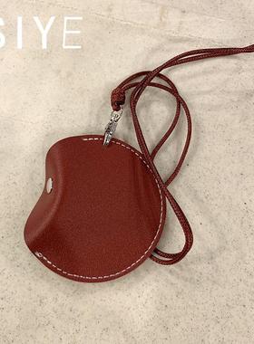 防水毛衣链pu皮收纳包吊坠项链