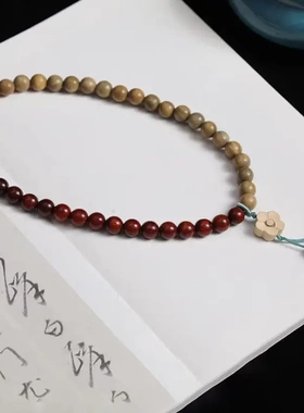 绿檀木DIY美菱款手链规格0.6男女手串首饰装饰文玩念珠