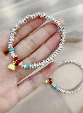 mini星月菩提子女款单圈女款手链 小红书同款mini星月文玩手串