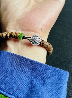 莺歌绿奇楠沉香手链/手绳