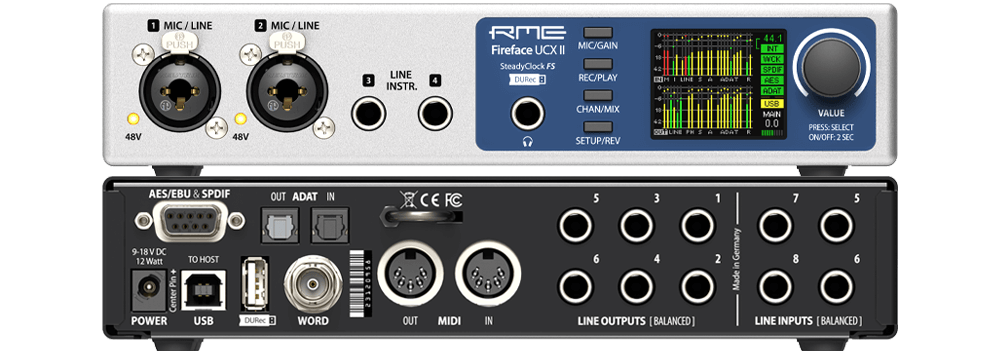 新款RME Fireface UCX II UCX2音频接口录音编曲直播声卡包邮行-图0