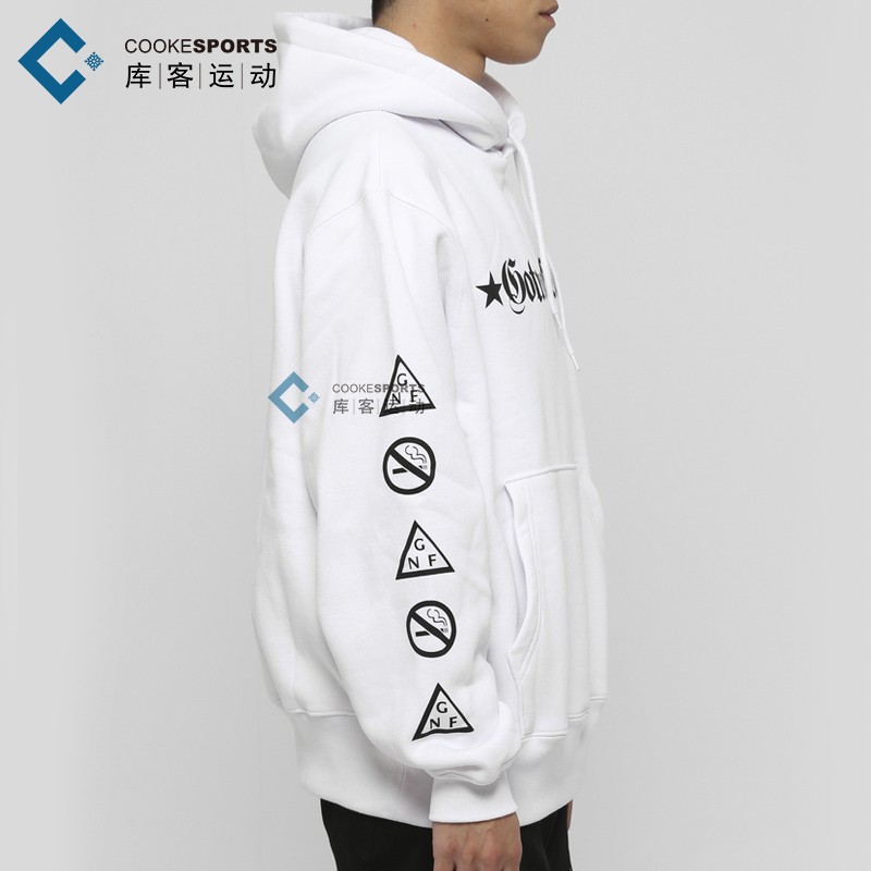 库客 Fr2 X Gotnofears Logo Hoodie罗志祥联名字母印花连帽卫衣-图0