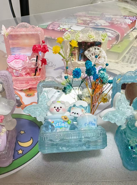 定制野餐编织筐仿真树脂配件奶油胶材料摆件装饰手工微缩场景娃屋