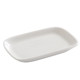 Ceramic 5-inch cold dish plate rectangular round snack plate
