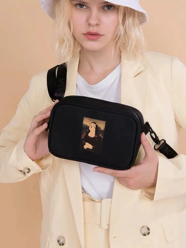 Hai2 Kiitos Творческая личность рисовать тема тема темы Busudi Babble Bag Girls маленькая сумка нейлоновые водонепроницаемые тенденции котла
