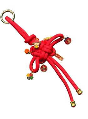 大红色新年款中国手机挂